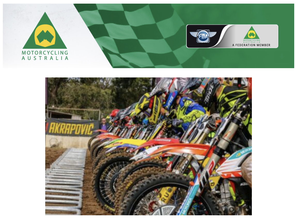 Motorcycling Australia Announces Re-start Of National Championship Racing